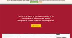 Desktop Screenshot of changemaker.no