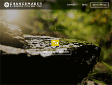 Tablet Screenshot of changemaker.biz